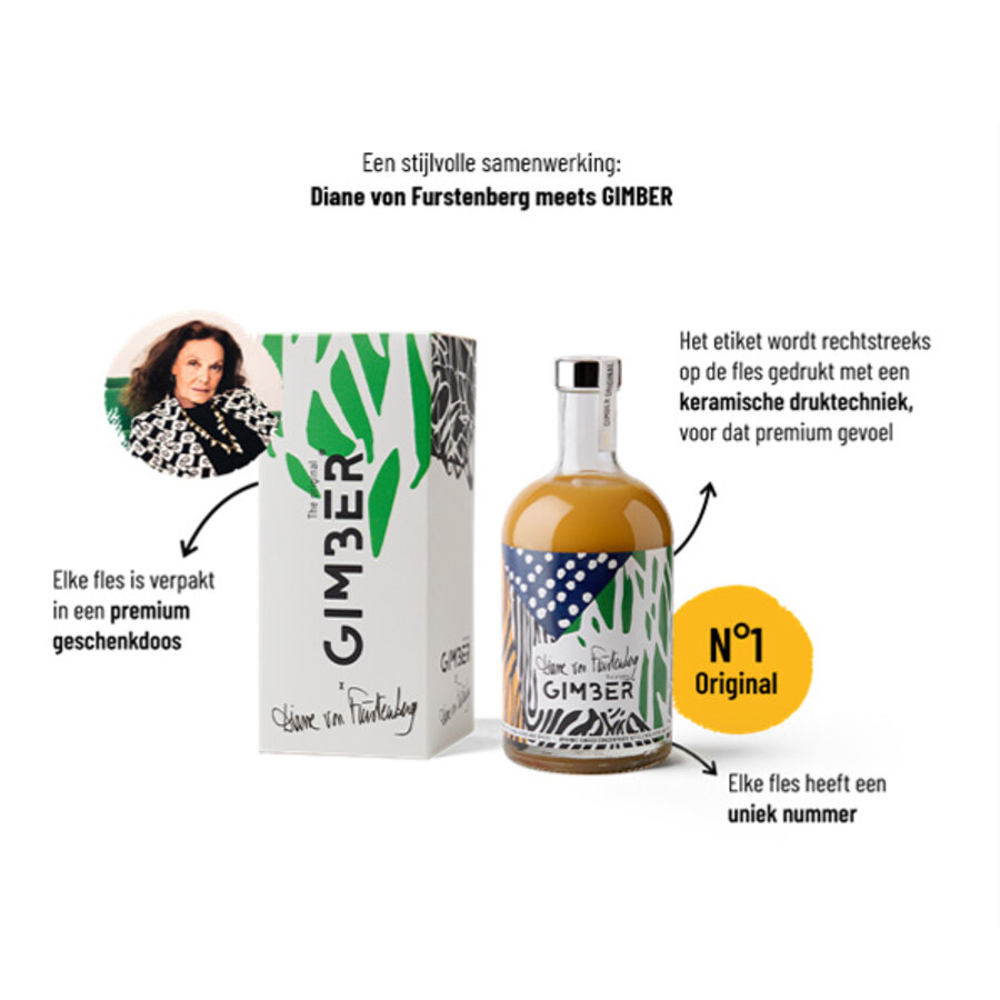 Fles Gimber N°1  70 cl - Diane von Fürstenberg-2