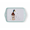 Royal Worcester  Klein dienblad Wrendale melamine eend 21 bij 14,5 cm