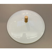 thumb-Deksel voor slakom / groentekom Loft rond wit 23 cm-1