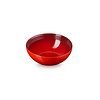 Le Creuset Serveerbowl / Slakom keramiek rood kersenrood 24 cm 2,2 liter