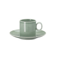 thumb-Schotel koffiekop / ondertas Loft Colours Moss Green, groen-2