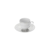 thumb-Set 2 mokkakop en schotel Malmaison Imperiale platine-1