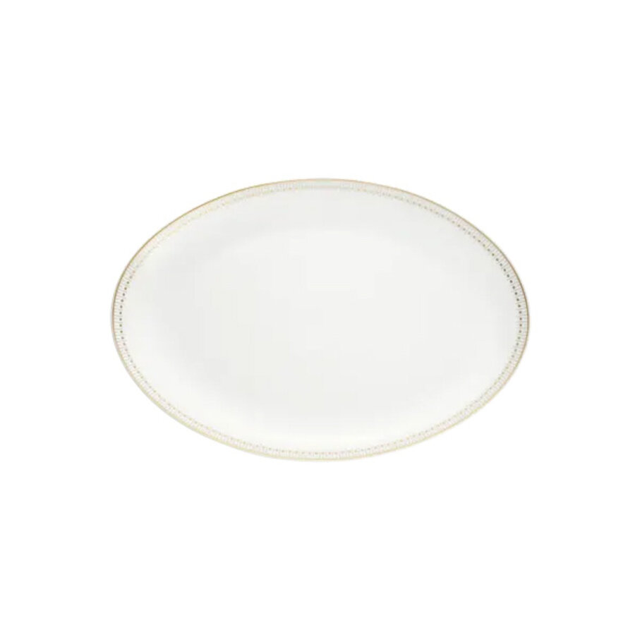 Ovale schotel  Malmaison Imperiale or goud 38 cm-1