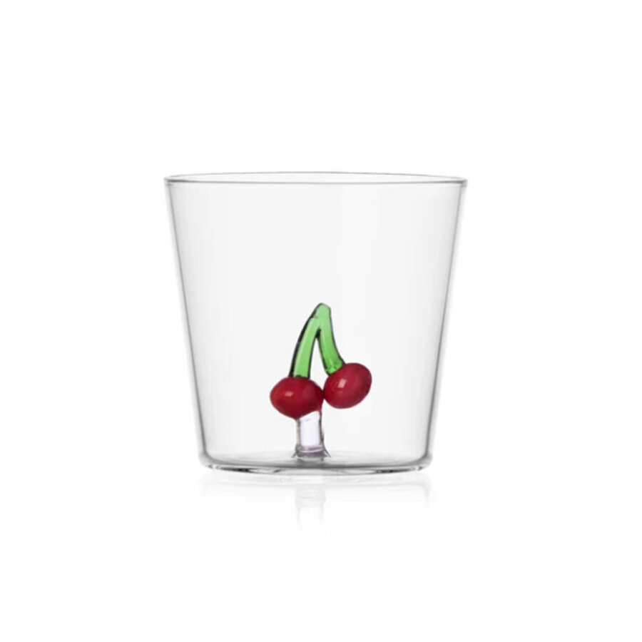 Beker / Waterglas Fruits 2 rode kersen-1
