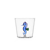 Ichendorf Milano Beker / Waterglas zeepaardje glas blauw
