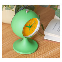 thumb-Wekker/ Klok Funky Retro groen-2