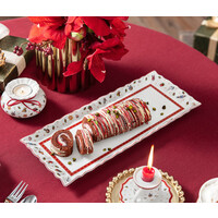 thumb-Cakeschotel porselein rechthoekig Toy's Delight 39x16 cm-1