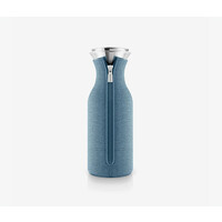 Fridge carafe 1 L dusty blue geweven hoesje