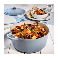 thumb-Stoofpot 24 cm coastal blue lichtblauw met deksel gietijzer-2