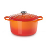 Le Creuset Hoge stoofpot Signature 26 cm 6.3 liter m deksel oranje volcanique