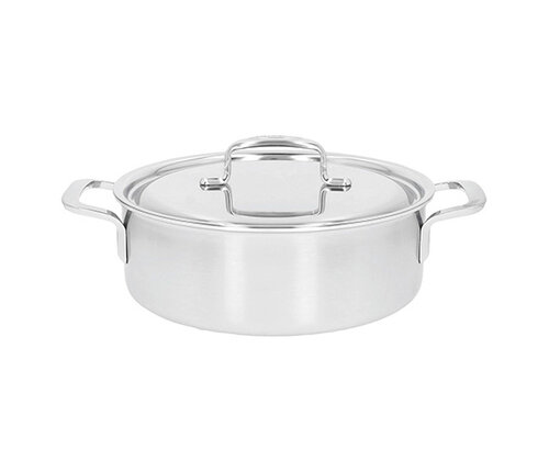 Demeyere Lage kookpot 5 Plus  roestvrij staal 24 cm 2.8 liter   Demeyere Lage kookpot 5 Plus  roestvrij staal 24 cm 2.8 liter