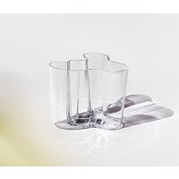 thumb-Vaas Aalto 120 mm helder mondgeblazen kristal-2