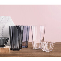thumb-Vaas Aalto 220 mm helder mondgeblazen kristal-2