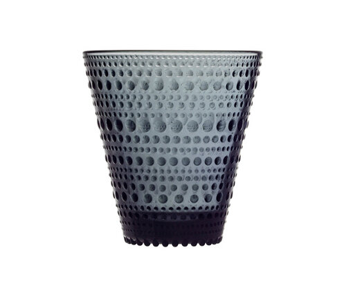  Iittala Beker Kastelhelmi kristal donkergrijs 30 cl 