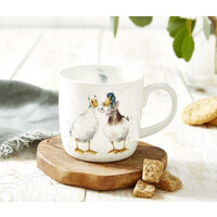 Beker met oor Wrendale  31 cl eenden Duck Love
