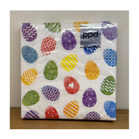Pakje cocktailservetten / Servetten Pasen 25x25 cm