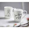 Villeroy & Boch Set 2 bekers porselein Bunny / Konijn / Paashazen