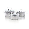 Demeyere 3-delig starterset kookpotten Apollo
