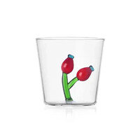 Beker / Glas met rode rozenbottel Woodland Tales