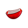 Alessi Rasp / Kaasrasp / Parmesaanrasp rood  kunststof