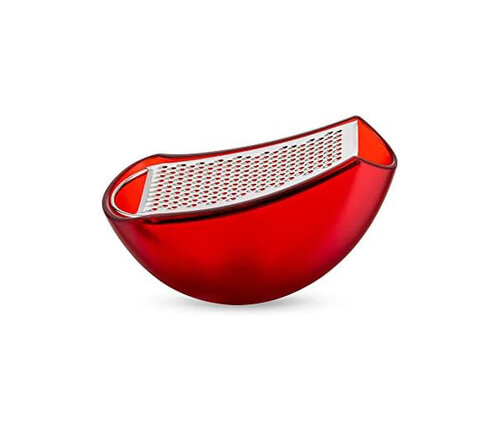  Alessi Rasp / Kaasrasp / Parmesaanrasp rood kunststof 