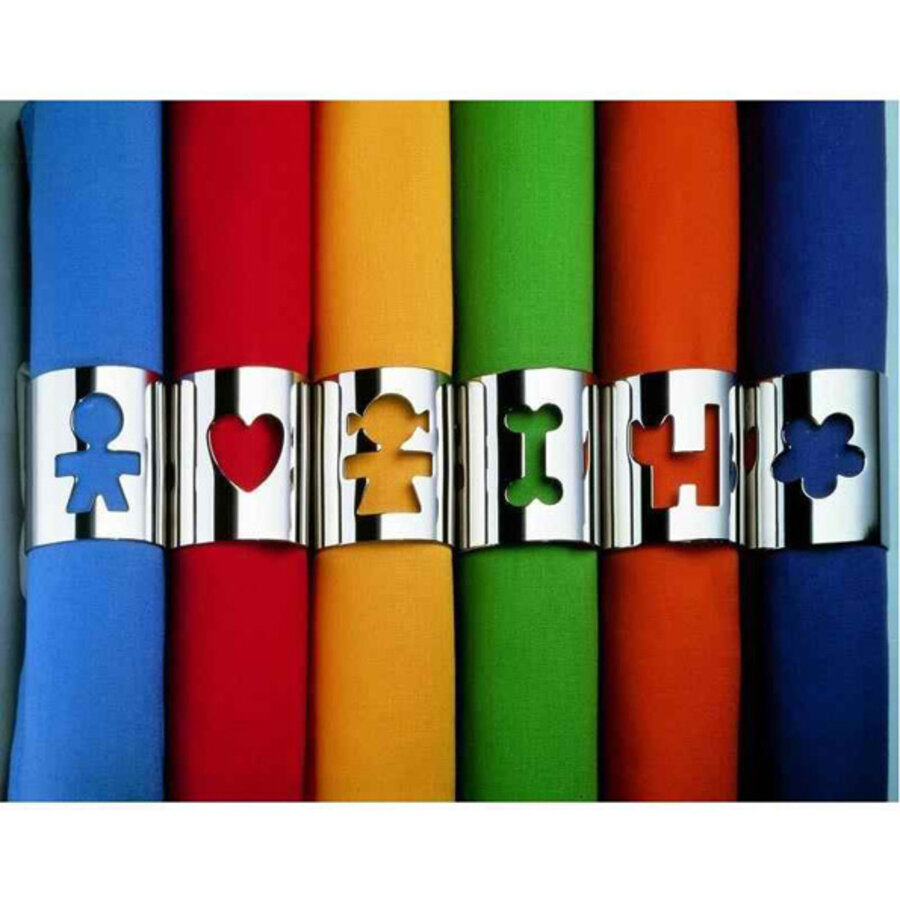 Servetring Girotondo King Kong Hart rvs-2