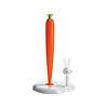 Keukenrolhouder Bunny & Carrot 34 cm wortel met konijn oranje wit