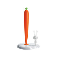 Keukenrolhouder Bunny & Carrot 34 cm wortel met konijn oranje wit