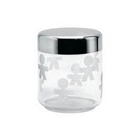 thumb-Voorraaddoos glas - deksel roestvrij staal King Kong Girotondo 75 cl-1