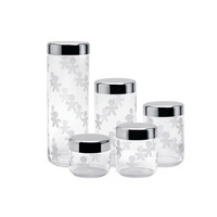 thumb-Voorraaddoos glas - deksel roestvrij staal King Kong Girotondo 100 cl-2