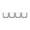Set 4 lage bekers Glass Family
