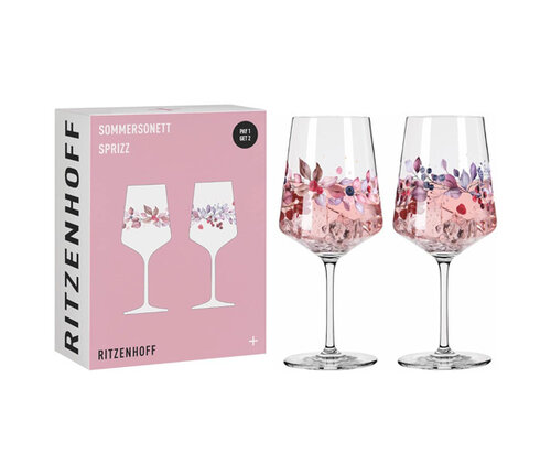  Ritzenhoff Design Glazen Set van 2 aperitiefglazen Sommersonnett Sprizz F23 
