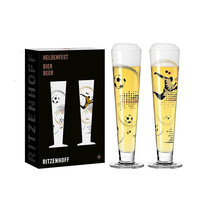 Set van 2 bierglazen Heldenfest