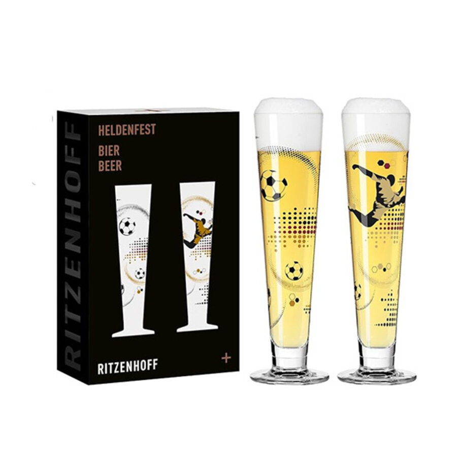 Set van 2 bierglazen Heldenfest-1