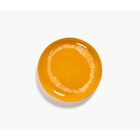 thumb-Gebakbord 19,5 cm Feast Ottolenghi geel met witte streepjes / swirl-1