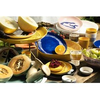 thumb-Gebakbord 19,5 cm Feast Ottolenghi zwart met witte paprika-5