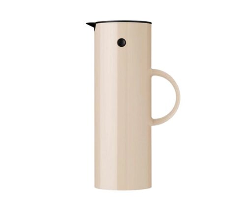 Stelton Thermoskan / Isoleerkan EM 77 wheat lichtbruin 1-beige liter   Stelton Thermoskan / Isoleerkan EM 77 wheat lichtbruin 1-beige liter