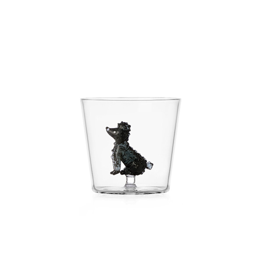 Beker / tumbler Dogs zwarte poedel-1