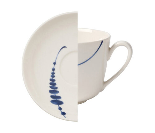  Villeroy & Boch Koffiekop   en schotel Vieux Luxembourg Brindille , 20 cl 