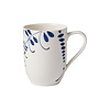 Set 6 bekers met oor Vieux Luxembourg Brindille, 34 cl