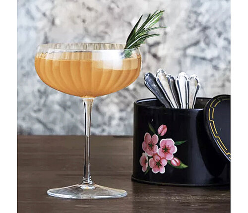  Luigi Bormioli Set 6 champagne-/ cocktailcoupen  Speakeasies  Swing 30 cl 