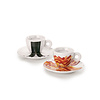 Set 2 espressokopjes Illy  Art Collection Genesi II