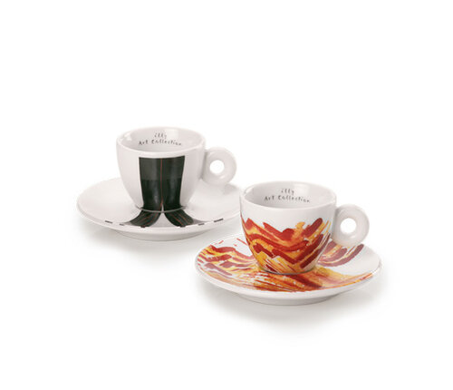 Illy Art Collection Set 2 espressokopjes Illy  Art Collection Genesi II 