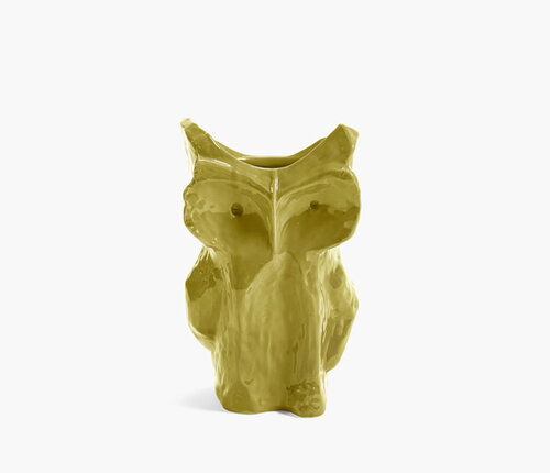  Serax Vaas Uil 30 cm lichtgeel door Marni - After Midnight 