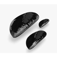 thumb-Schaal Marcel mossel zwart porselein 30x14 cm Les Objets Mouleversants - Wouters & Hendrix-3