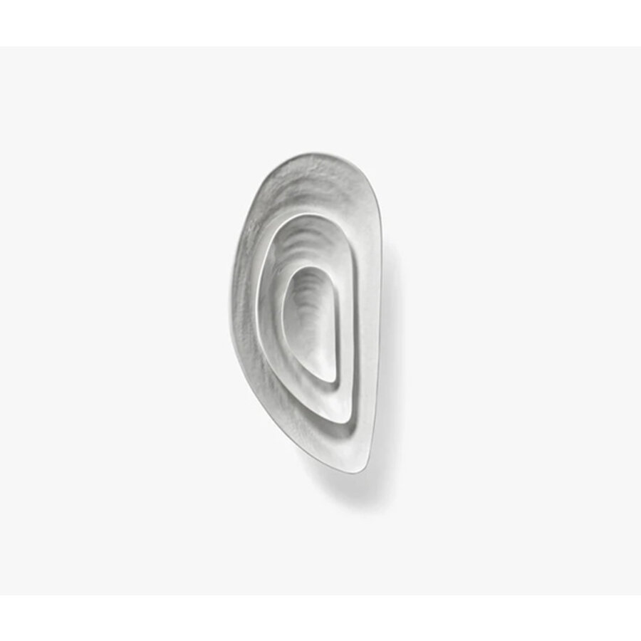 Schaal Mossel wit porselein 30x14 cm Les Objets Mouleversants - Wouters & Hendrix-2
