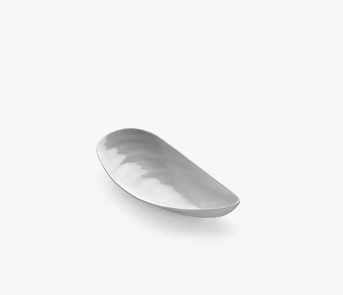  Serax Schaal Mossel wit porselein 17.5 cm Les Objets Mouleversants - Wouters & Hendrix 