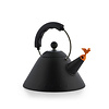 Alessi Fluitketel / Waterketel Michael Graves black zwart - Jubileumeditie