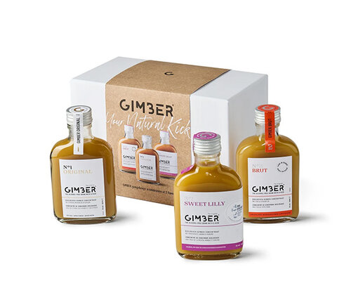  Gimber Discovery Pack - Ontdekkingspakket 3 soorten in flesje van 20 cl 