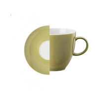 Koffiekop en schotel Sunny Day  Avocado Green 20 cl